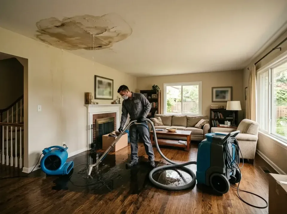 attic-pipe-burst-ceiling-drip-008 — frequently asked questions, Water Damage Restoration & Carpet Care in Oak Grove, TN